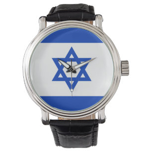 Bevakning av israelisk Flagga Armbandsur