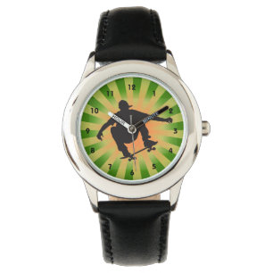 Bevakning av skateboarddesign armbandsur