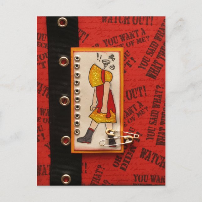 Bevakning av vykort (Framsida)