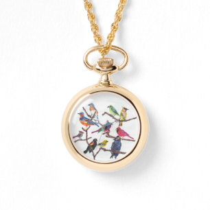 Bevakningen av färgstarka tonfåglar armbandsur