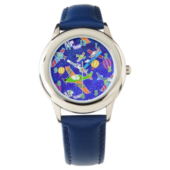 Bevakningsbevakning för luft Flygplan Armbandsur (Framsida)