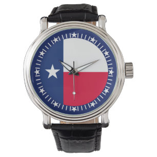 Bevakningsdesign för Texas Statlig flagga Armbandsur