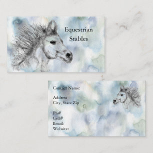 Bevalt Horse Trainer Breeder Farrier Boarder Bu Visitkort