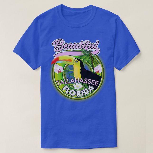 Bevalt Tallahassee florida-resa T Shirt (Design framsida)