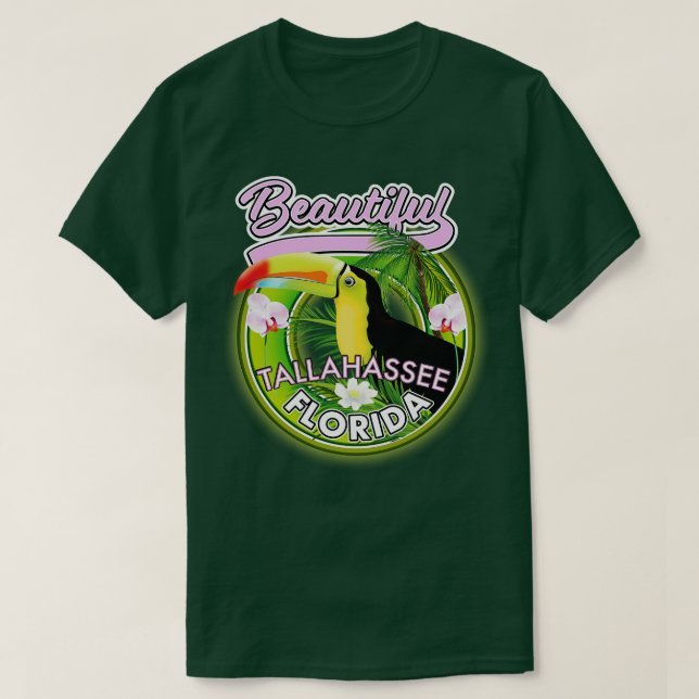 Bevalt Tallahassee florida-resa T Shirt (Design framsida)