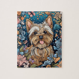 Bevalt Yorkshire Terrier/Yorkie Hund Pussel
