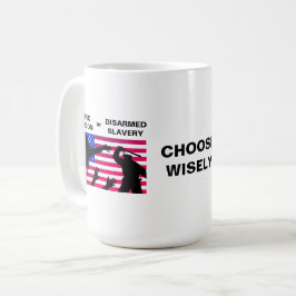 Beväpnad frihet kaffemugg