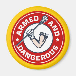 Beväpnad och farlig Lacrosse Magnet