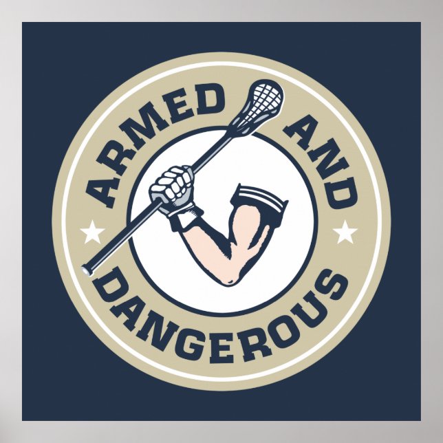 Beväpnad och farlig poster (Framsidan)