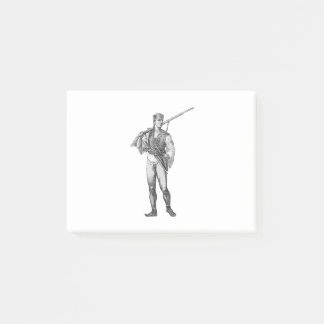 Beväpnad pojke post-it block