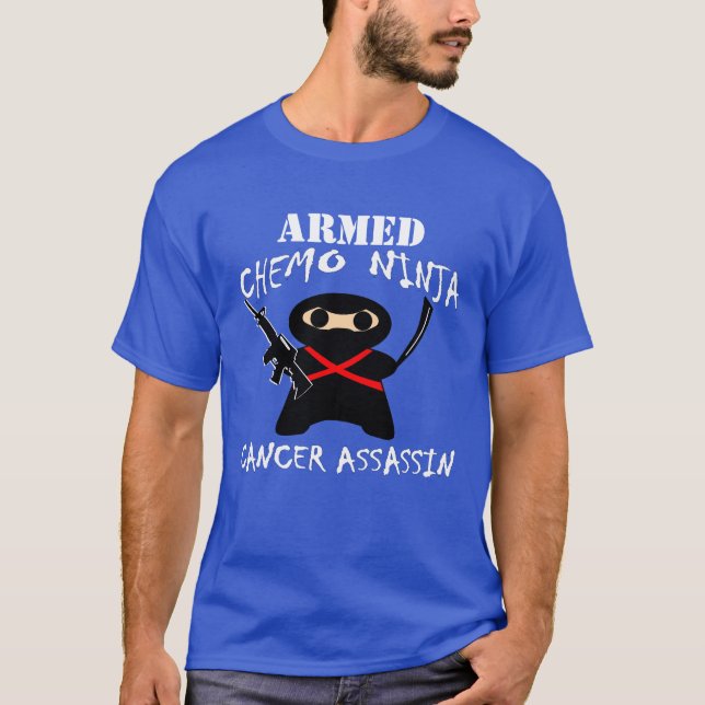 Beväpnade Chemo Ninja T-shirt (Framsida)