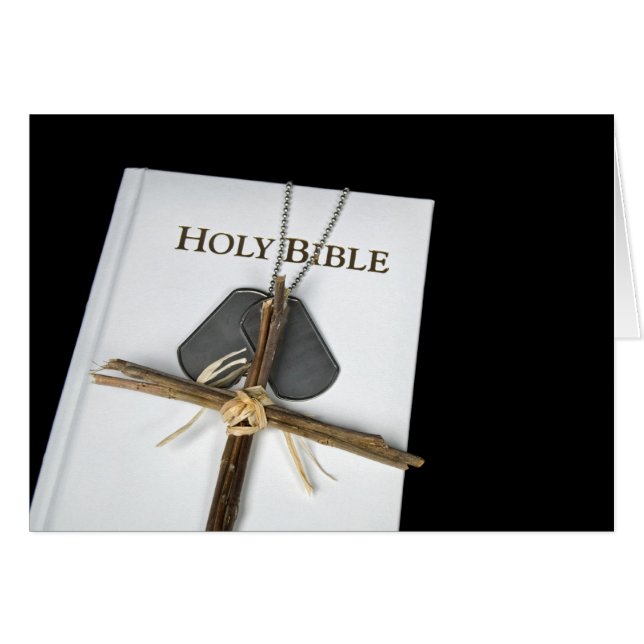 Beväpnade styrkor hälsningskort (Framsidan Horizontal)