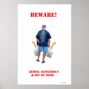 Beväpnat & farligt stort arkivMatte tryck