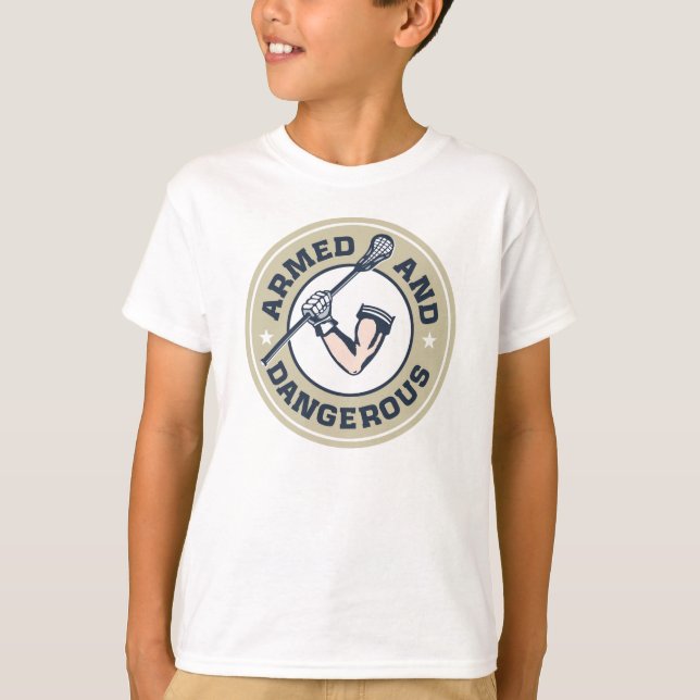 Beväpnat och farligt tee shirt (Framsida)