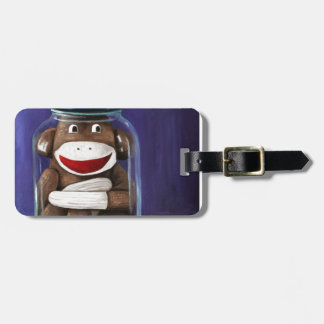 Bevara barndom med sock monkey bagagebricka