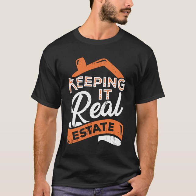 Bevara den riktiga Gods-realtor T Shirt (Framsida)