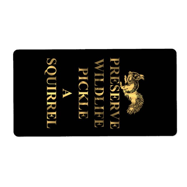 Bevara en ekorre fraktsedel (Framsidan)