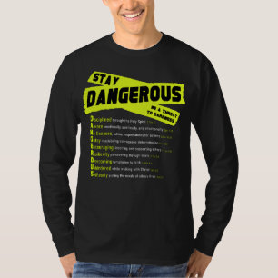 Bevara farligt - Långärmad - fram och bak T Shirt