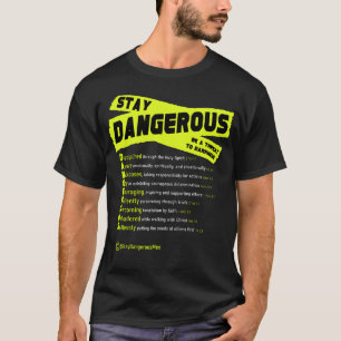 Bevara farligt - T-shirt med svart värde
