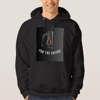 Bevara för framtida skydd av elefanter hoodie