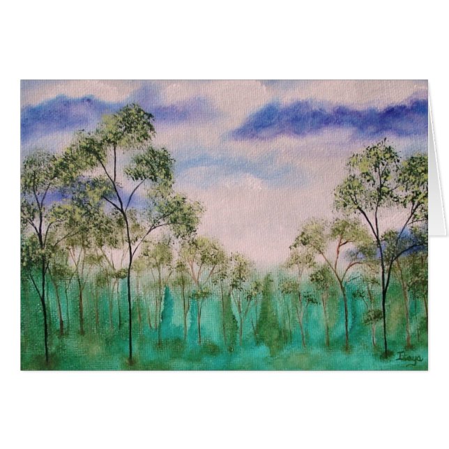 Bevara från originalfärg hälsningskort (Framsidan Horizontal)