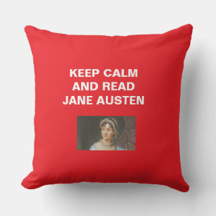Bevara lugnet, läs Jane Austen Kudde