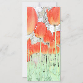Bevara lugnet och läs vidare, konst tulpan blommor