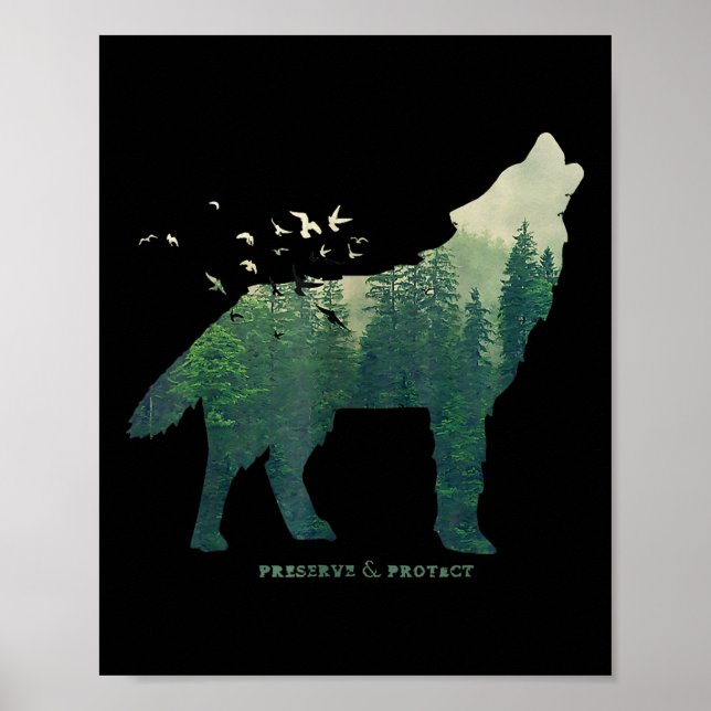 Bevara miljöskydd Klimatskydd Poster (Framsidan)