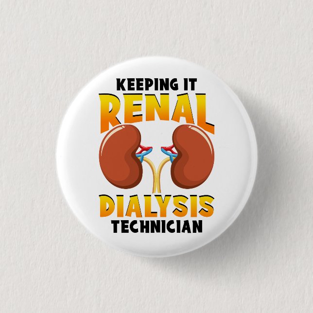 Bevara njurdialystekniker Kidney Group Knapp (Framsida)
