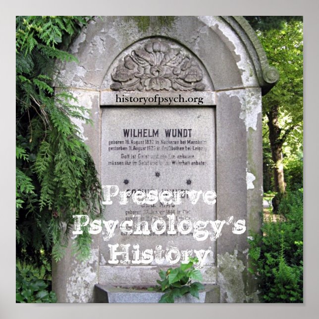 Bevara psykologins historia poster (Framsidan)