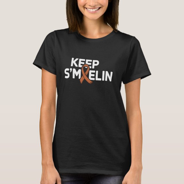Bevara Smyelin MS Krigare Multipel Skleros Medvete T Shirt (Framsida)
