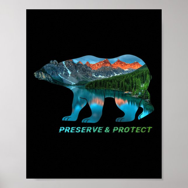 Bevara &stämpel; Skydda miljöskydd, C Poster (Framsidan)