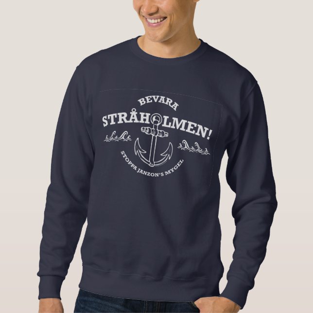 Bevara Stråholmen Lång Ärmad Tröja (Framsida)