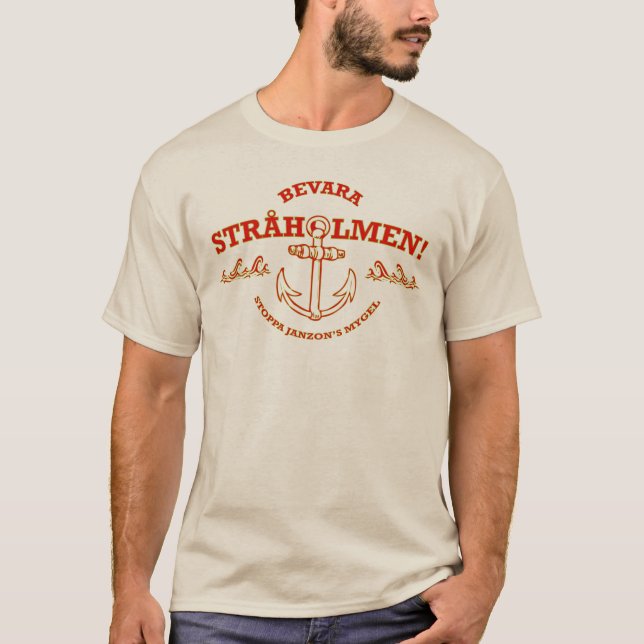 Bevara Stråholmen Tee Shirt (Framsida)