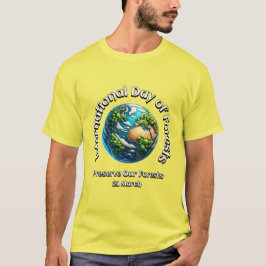 Bevara våra skogar. Internationell-skogsdagen T Shirt