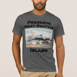Bevara Väster Seattle Island Underbara Figur 8 T Shirt