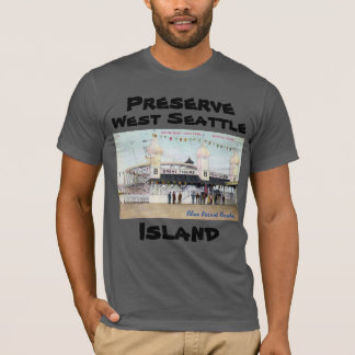 Bevara Väster Seattle Island Underbara Figur 8 T Shirt