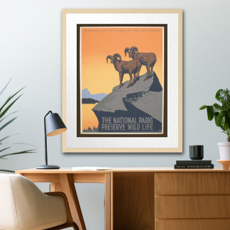 Bevara Wildlife - Vintage resor Poster