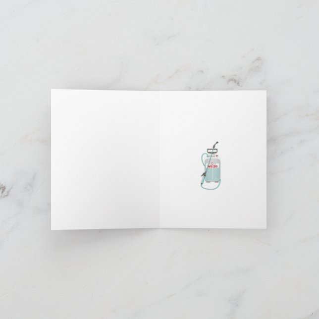 Bevarande av besprutningsträdgårdar i ogräs kort (Inuti)