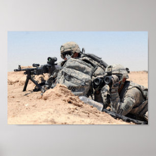 Bevarande av bevakningen i Irak Poster