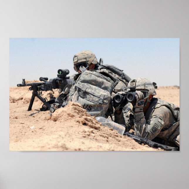 Bevarande av bevakningen i Irak Poster (Framsidan)