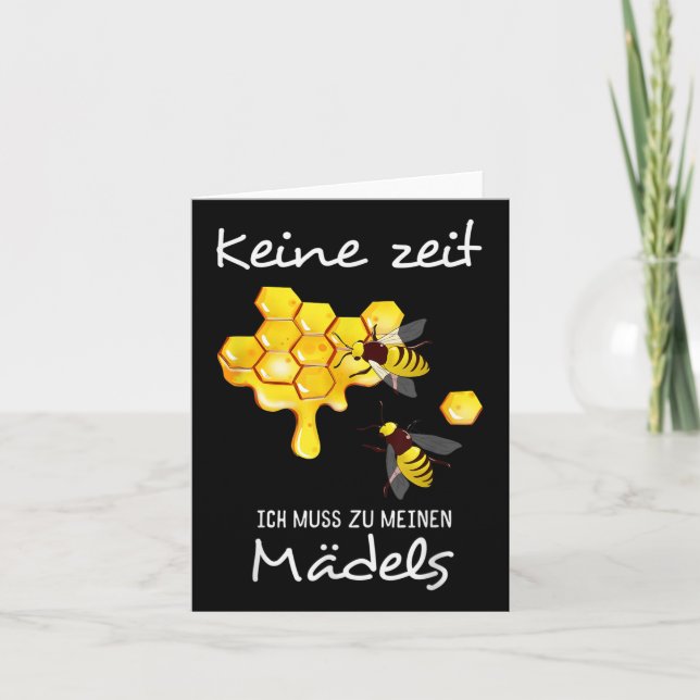 Bevarande av bin, honungsmotifs, Animals, Gard Kort (Framsida)