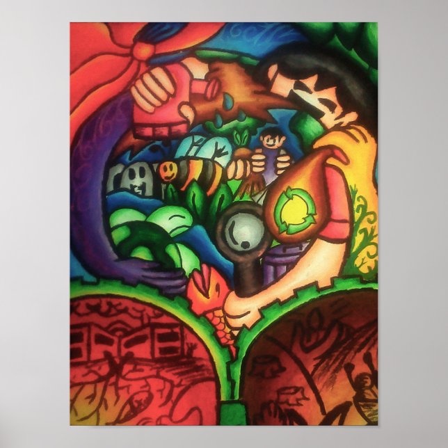 Bevarande av ekosystem - Poster (Framsidan)