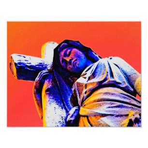 Bevarande av Faith Cemetery Art Fototryck