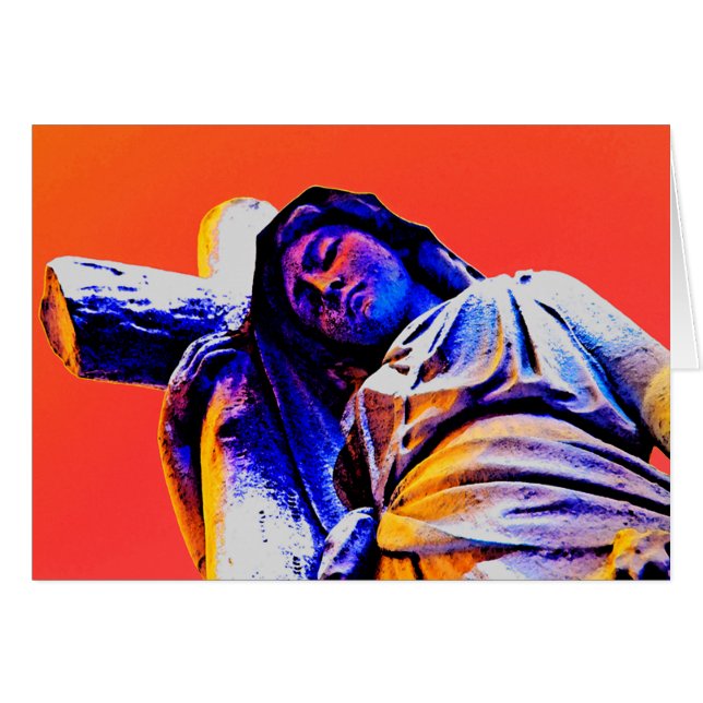 Bevarande av Faith Cemetery Art OBS Kort (Framsidan Horizontal)