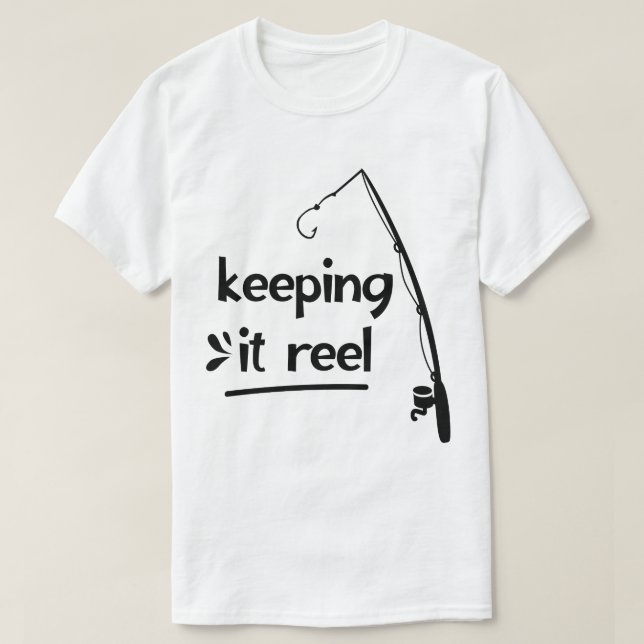 Bevarande av fartyget Reel Fishing Manar-Shirt T Shirt (Design framsida)