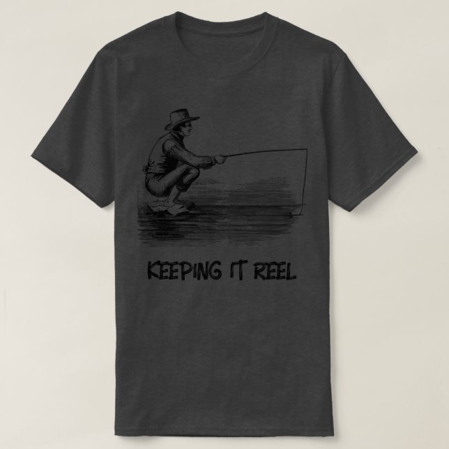 Bevarande av fiske efter el t shirt (Design framsida)