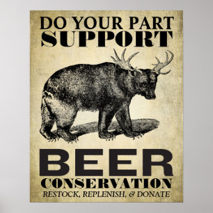 Bevarande av öl Poster