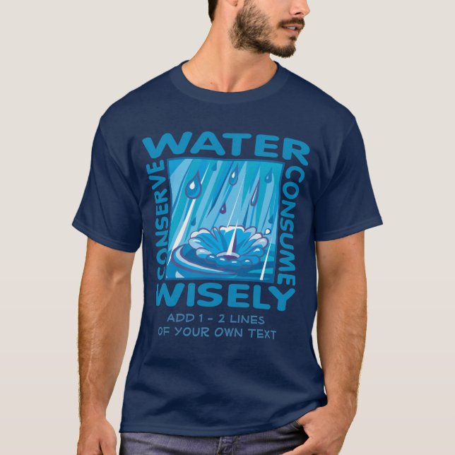 Bevarande av vatten t-shirt (Framsida)