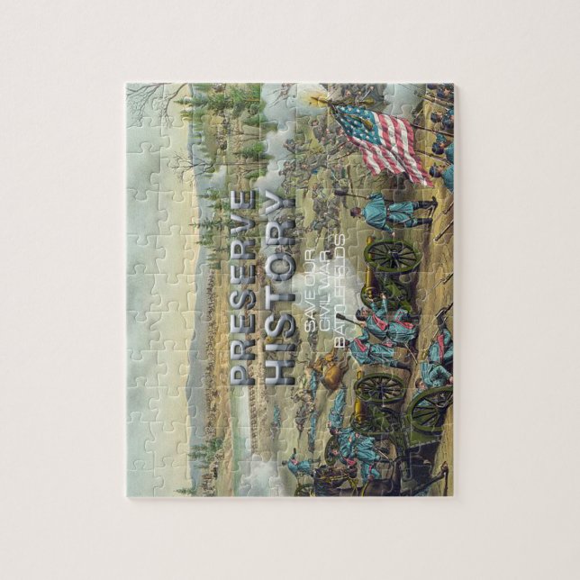 Bevarande för ABH-inbördeskrigslagfält Pussel (Vertikal)